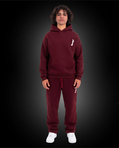 HOODIE MAROON 