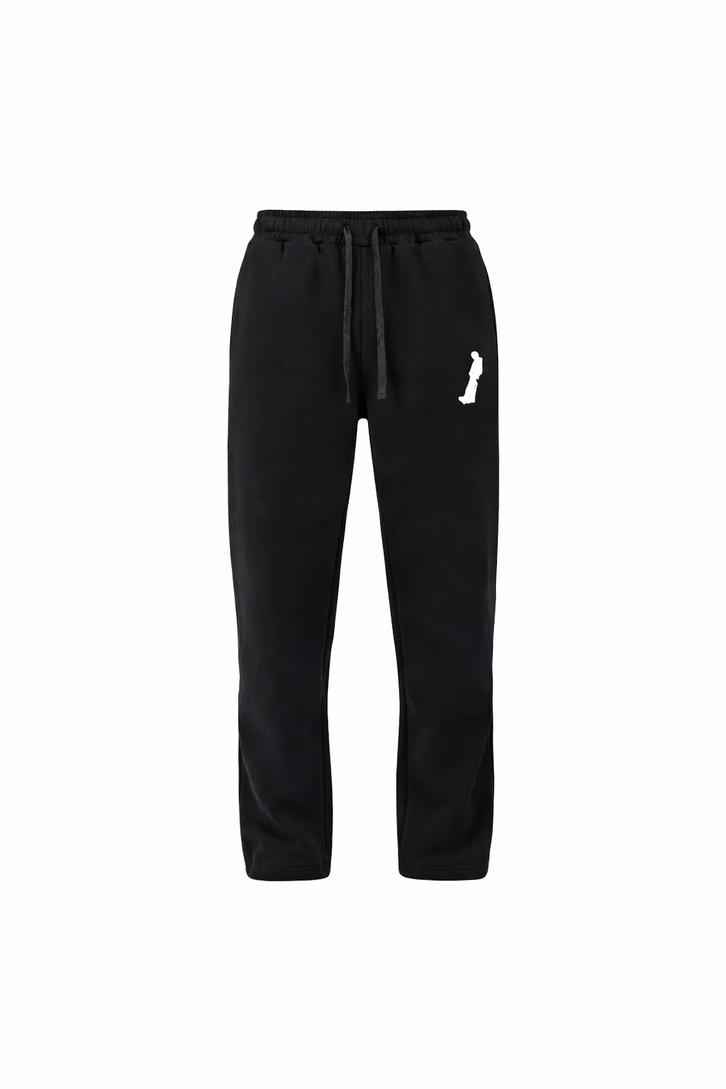 OPEN LEG JOGGER BLACK