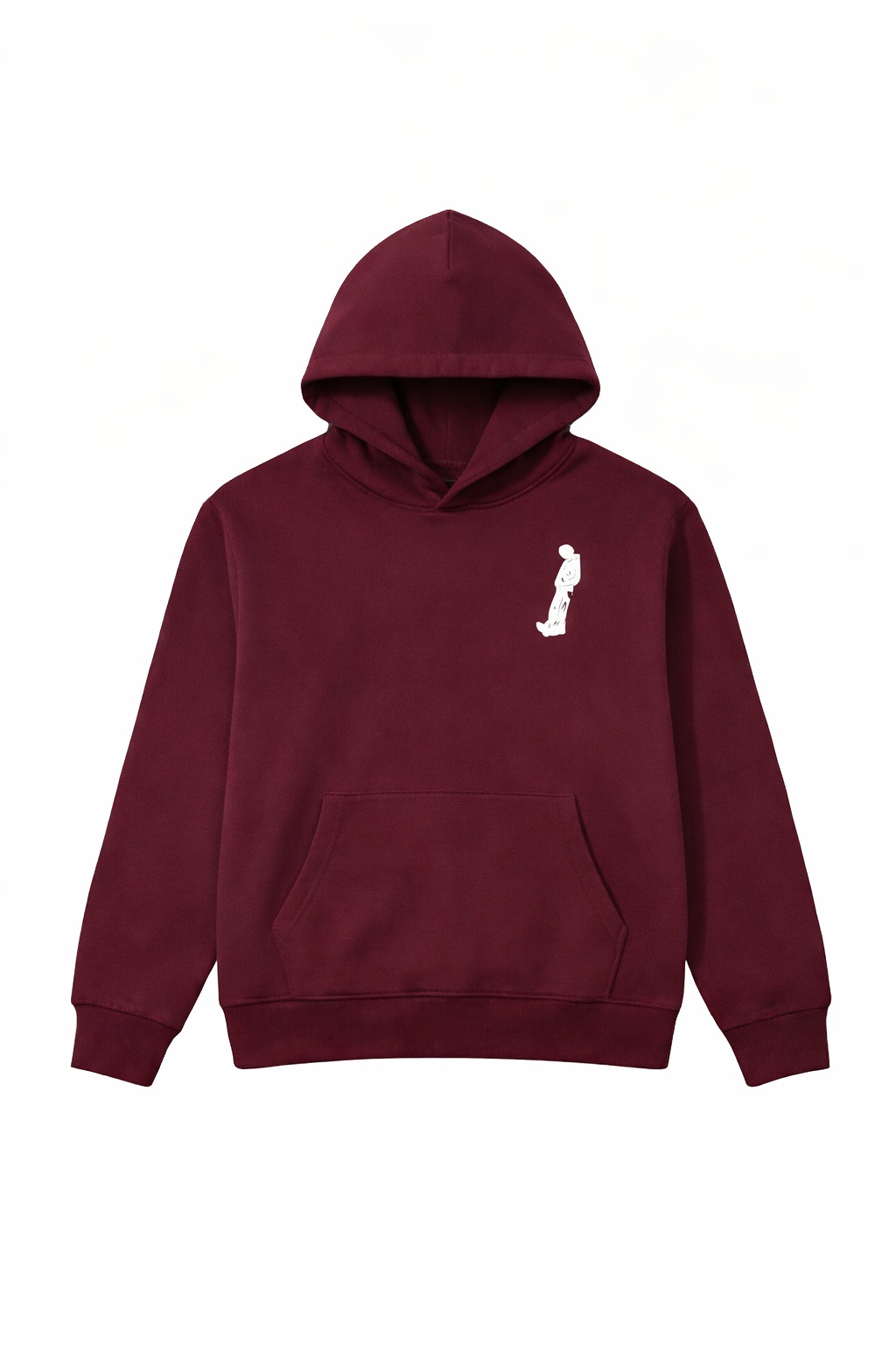 HOODIE MAROON 