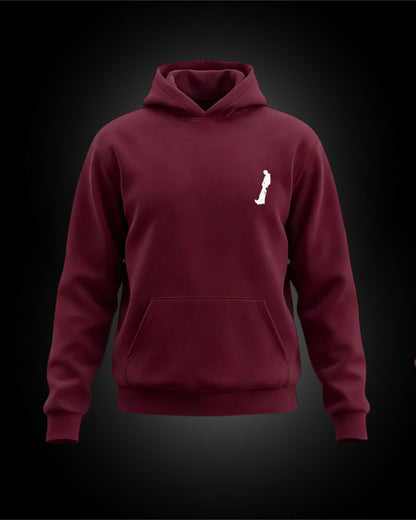 HOODIE MAROON 