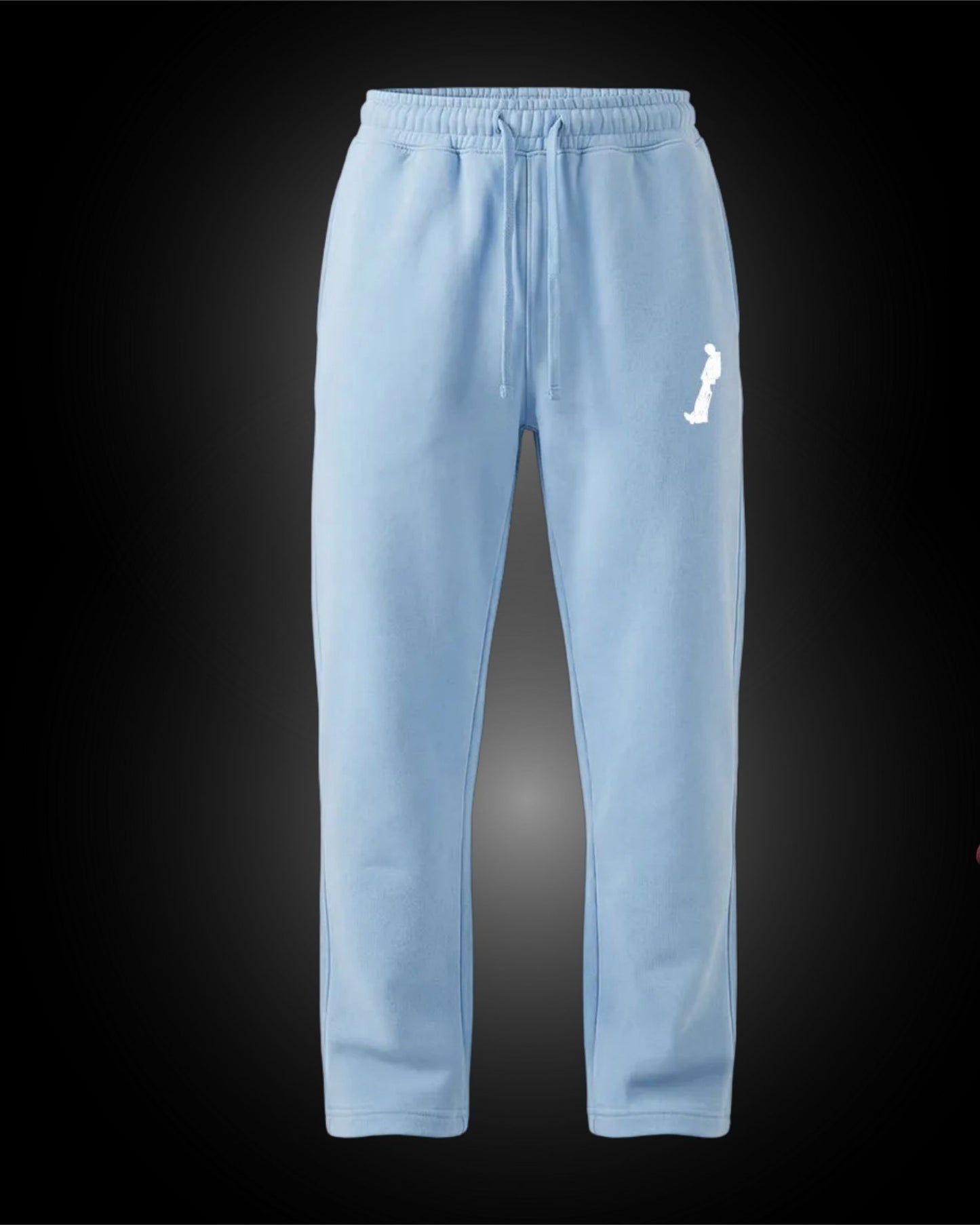 OPEN LEG JOGGER BABY BLUE
