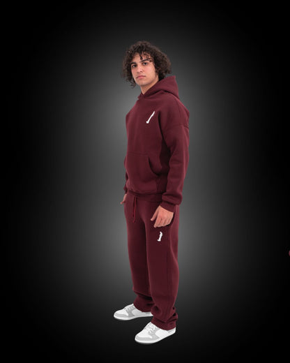 HOODIE MAROON 