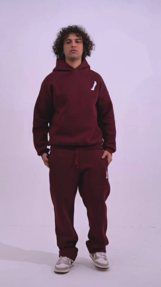 TRACKSUIT MAROON 